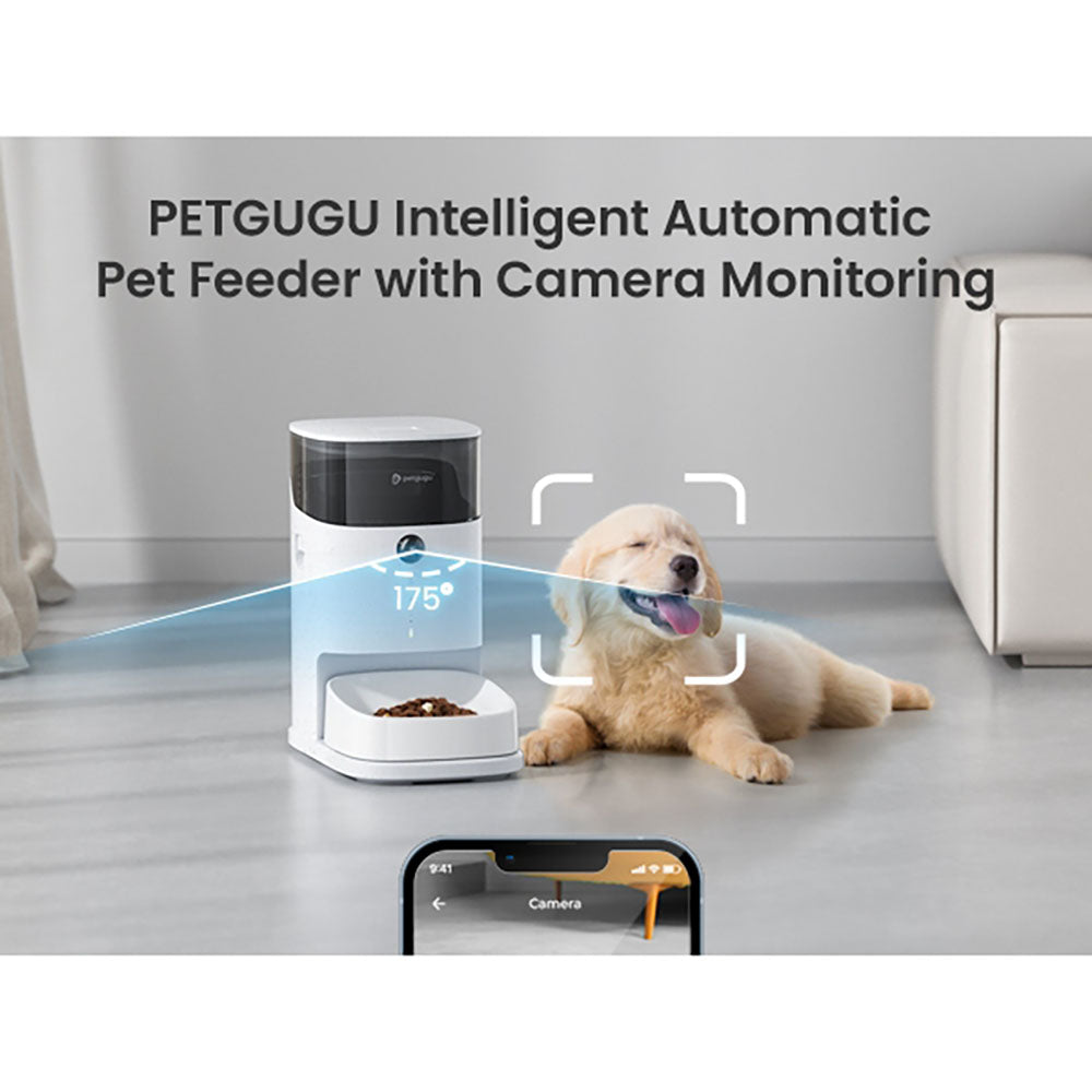 Petgugu Smart Feeder With Camera For Cats & Dogs