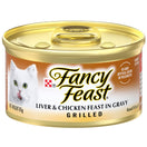 Fancy Feast Grilled Liver & Chicken Feast In Gravy Canned Cat Food 85g