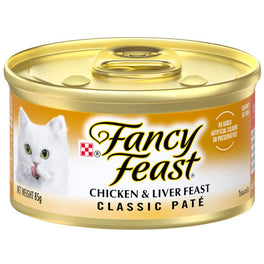 Fancy Feast Classic Pate Liver & Chicken Feast Canned Cat Food 85g