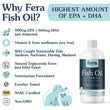 Fera Pets Fish Oil + Vitamin E Supplement For Cats & Dogs