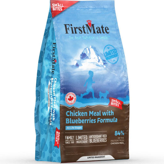 20% OFF: FirstMate Grain Free Chicken Meal With Blueberries Formula Small Bites Dry Dog Food