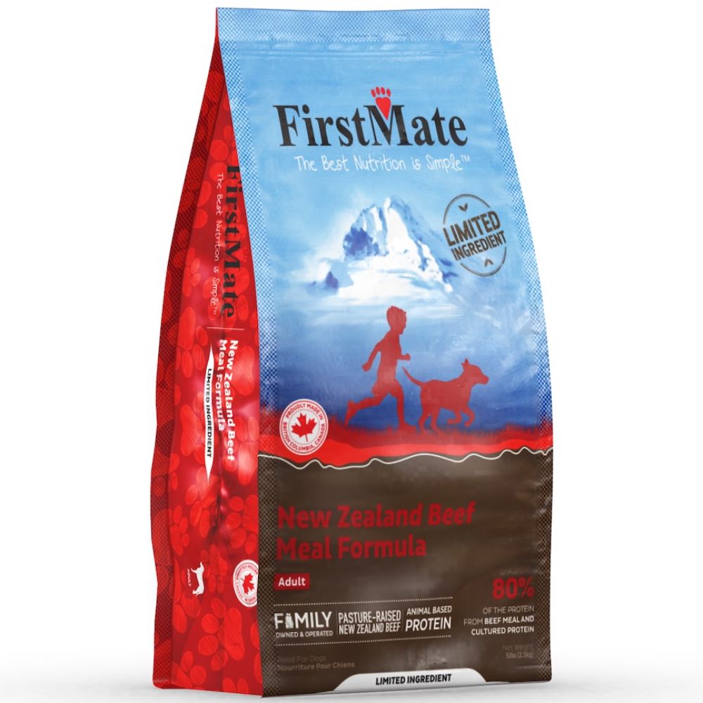 20% OFF (Exp 6Jun25): FirstMate Grain Free New Zealand Beef Formula Dry Dog Food 2.3kg