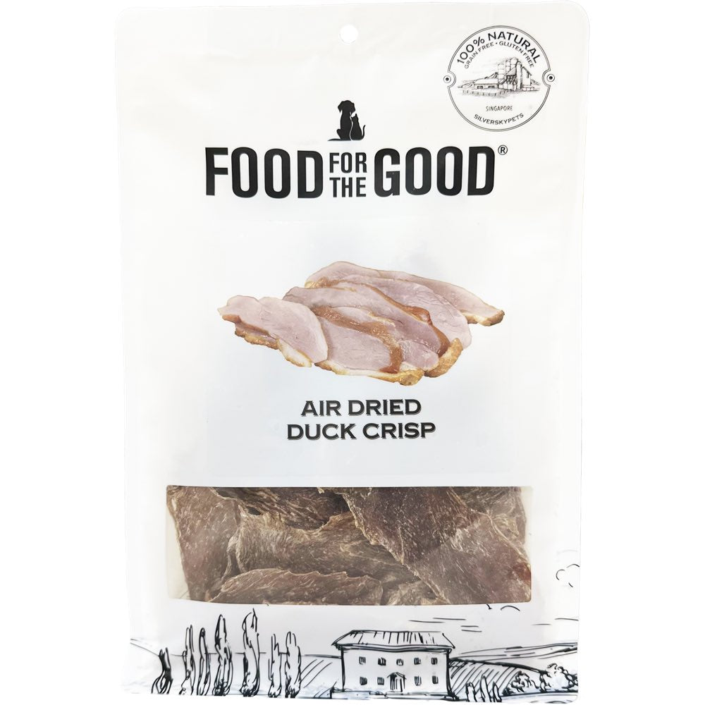 25% OFF: Food For The Good Duck Crisp Air-Dried Treats For Cats & Dogs 170g