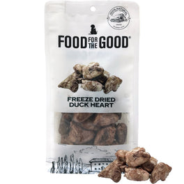 25% OFF: Food for the Good Duck Heart Freeze-Dried Treats For Cats & Dogs 70g