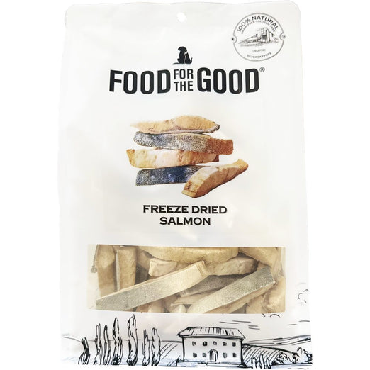 25% OFF: Food For The Good Salmon Freeze-Dried Treats For Cats & Dogs 180g