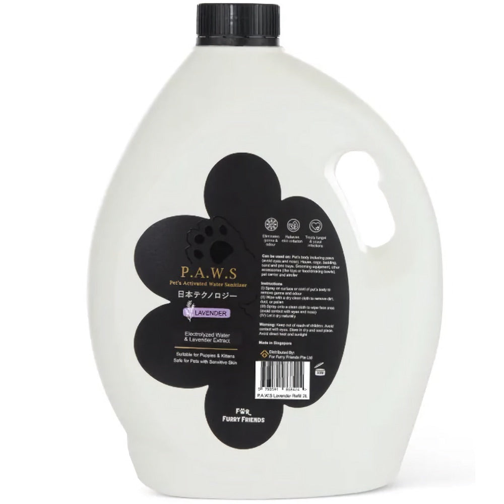 KOHE-VERSARY 8% OFF: For Furry Friends P.A.W.S Pet's Activated Water Lavender Sanitizer For Cats & Dogs