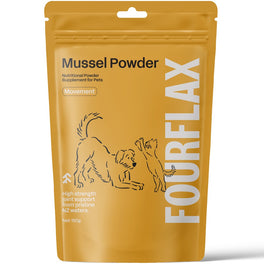 Fourflax Mussel Nutritional Powder Joint Support Supplement For Cats & Dogs 150g