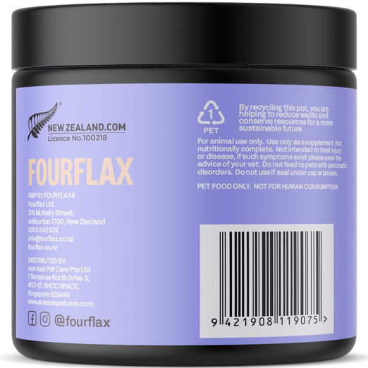 Fourflax Senior Nutritional Powder Supplement For Cats & Dogs 200g