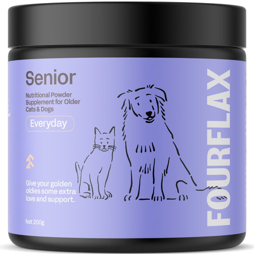 Fourflax Senior Nutritional Powder Supplement For Cats & Dogs 200g