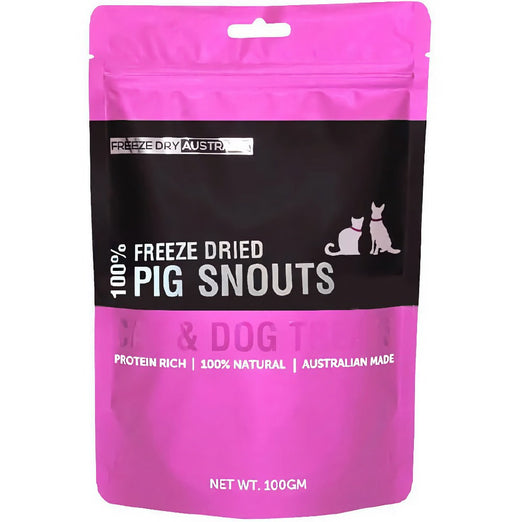 Freeze Dry Australia Pig Snouts Cat & Dog Treats 100g