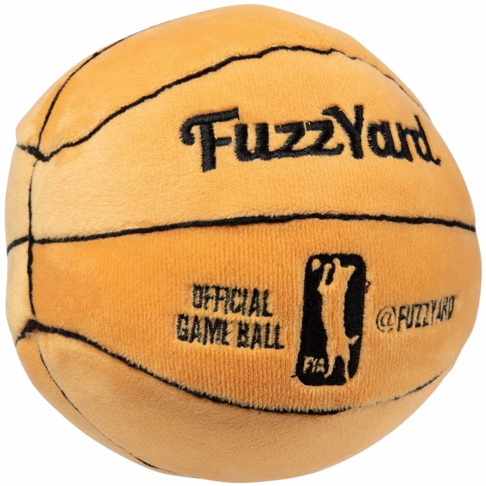 15% OFF: FuzzYard Basketball Plush Dog Toy