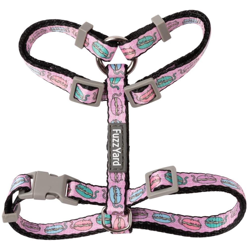 15% OFF: FuzzYard Cat Harness & Leash Walking Set (Meowcarons)