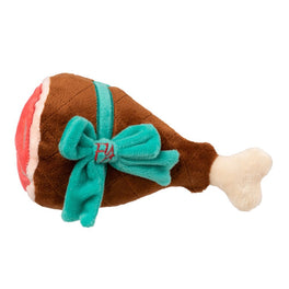 15% OFF: FuzzYard Christmas Humble Holiday Ham Plush Dog Toy