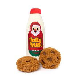 15% OFF: FuzzYard Christmas Jolly Milk & Cookies Plush Dog Toy (3pcs)