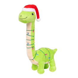 15% OFF: FuzzYard Christmas Lit-a-Saurus Plush Dog Toy