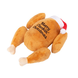 15% OFF: FuzzYard Christmas Merry Cluckin' Christmas Plush Dog Toy