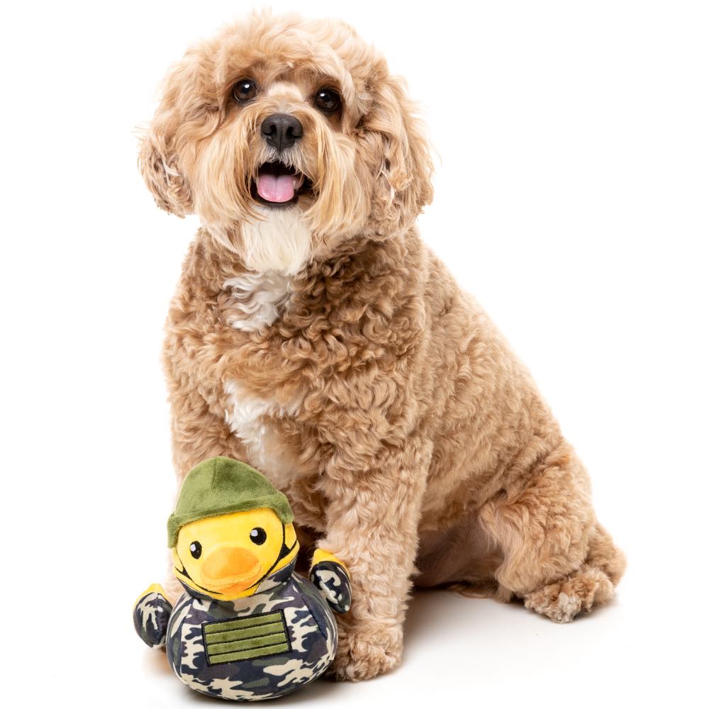 15% OFF: FuzzYard Commanduck Plush Dog Toy