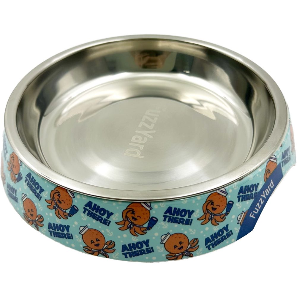 15% OFF: FuzzYard Easy Feeder Cat Bowl (Ahoy There!)