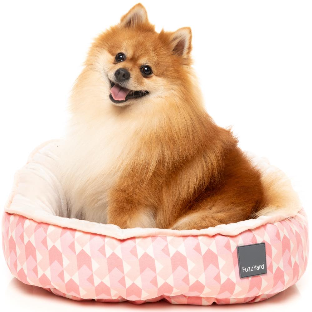 15% OFF: FuzzYard Reversible Dog Bed (Pink Lemonade)