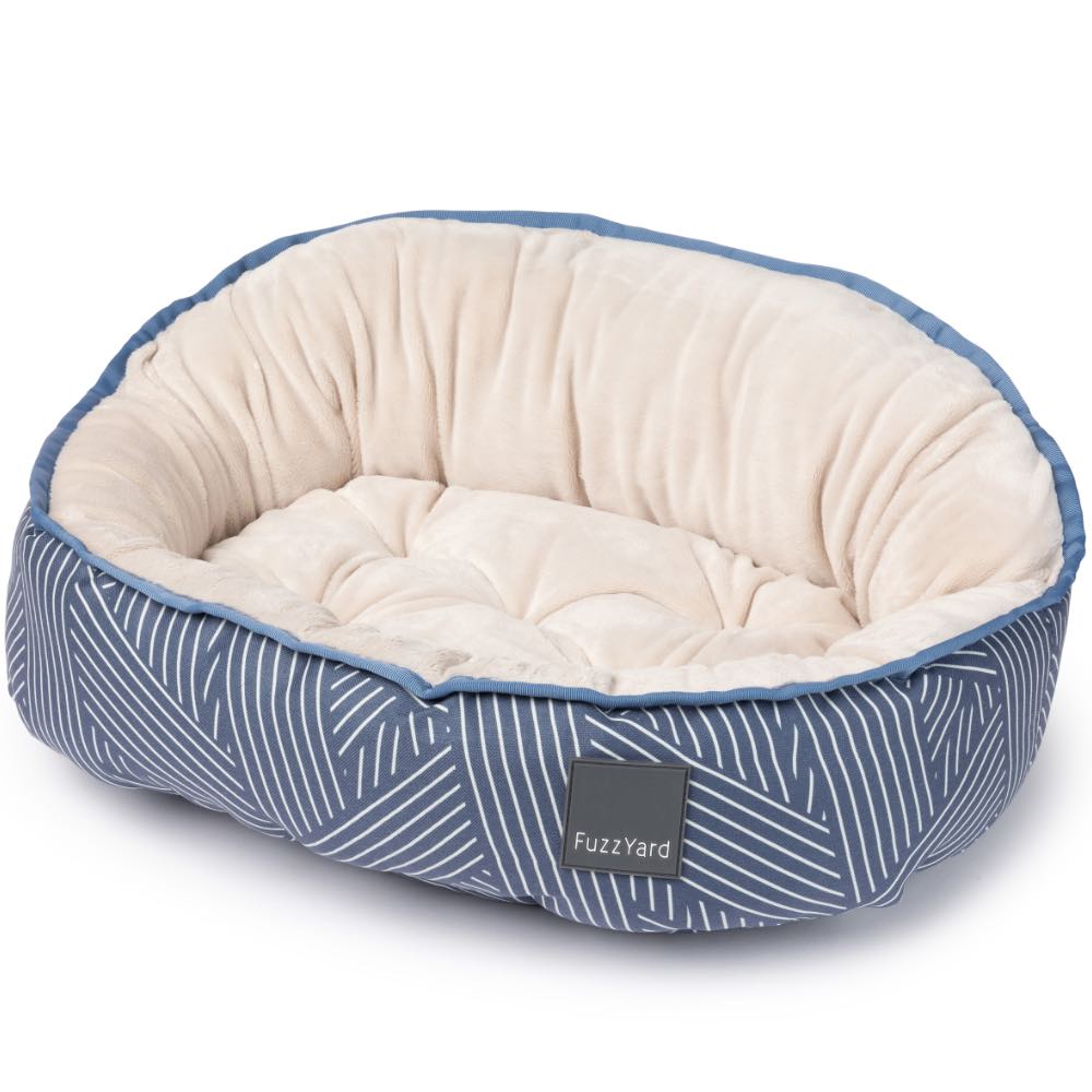 15% OFF: FuzzYard Reversible Dog Bed (Thornbury Aegean Blue)