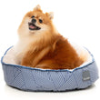 15% OFF: FuzzYard Reversible Dog Bed (Thornbury Aegean Blue)