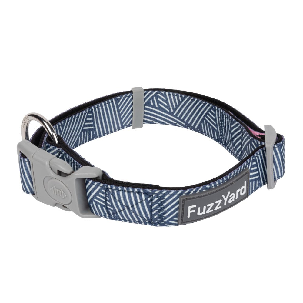 FuzzYard Thornbury Aegean Blue Dog Collar