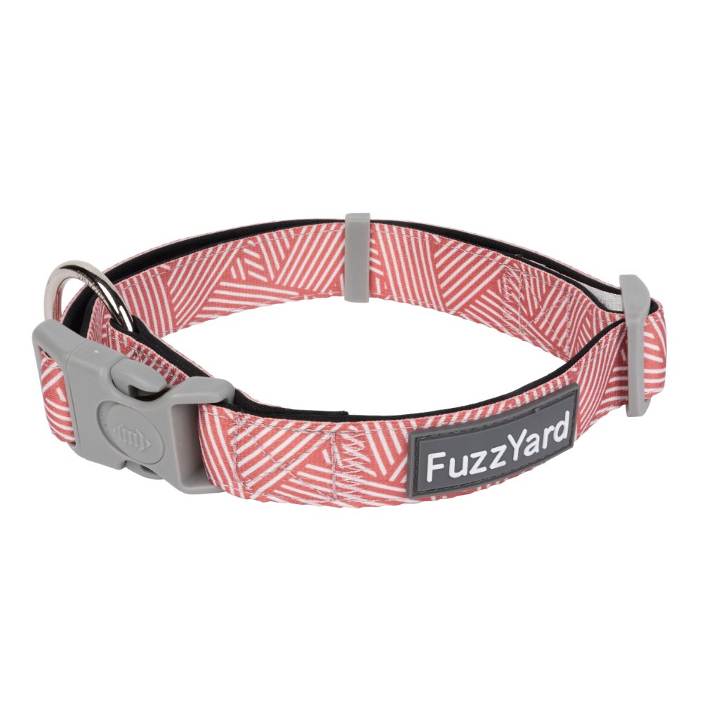 FuzzYard Thornbury Brick Red Dog Collar