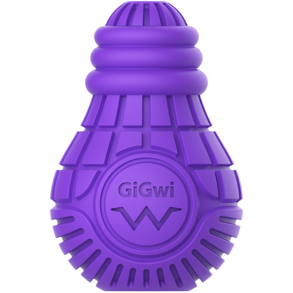 GiGwi Bulb Treat Dispenser Rubber Dog Toy (Large)