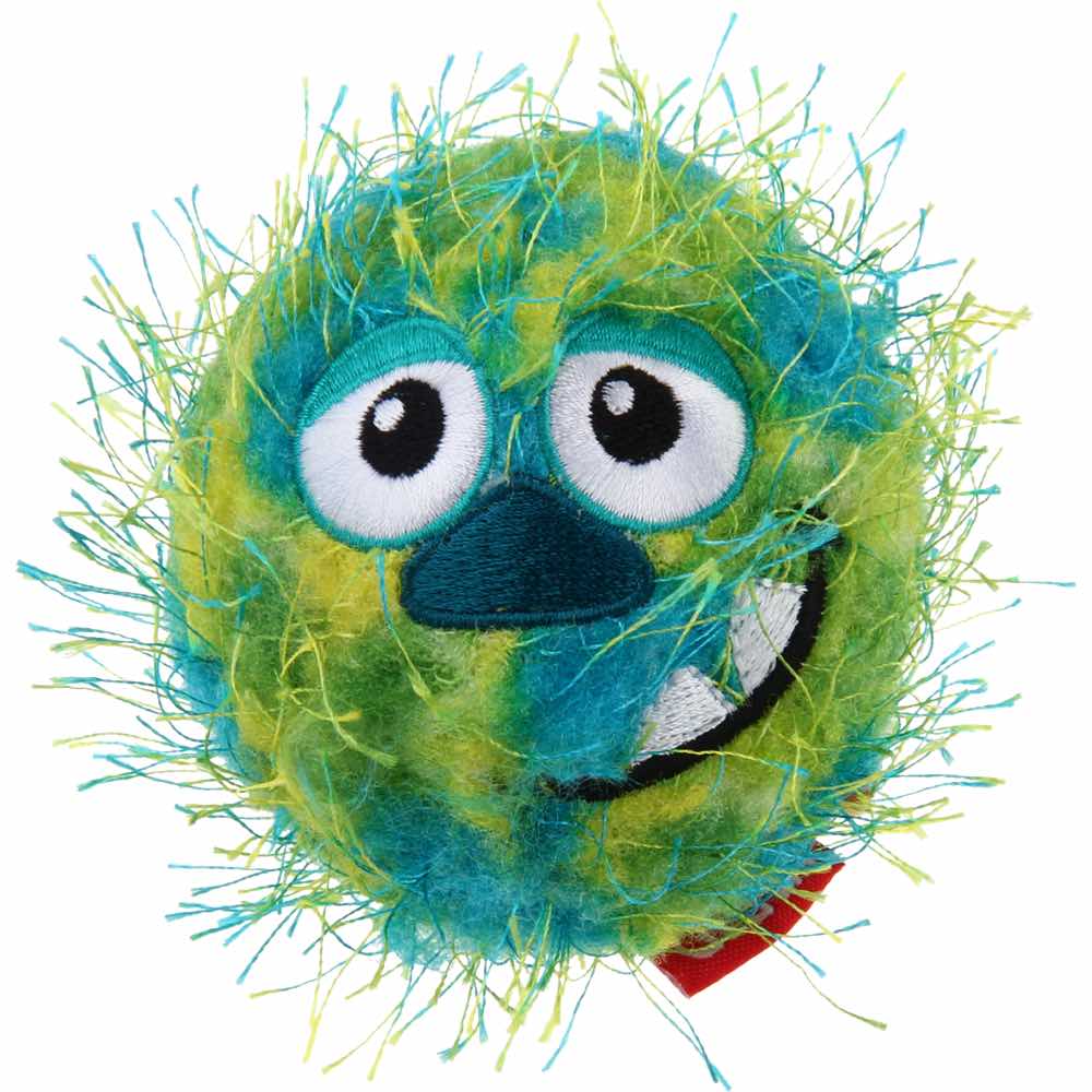 GiGwi Plush Friendz Ball Dog Toy (Green)