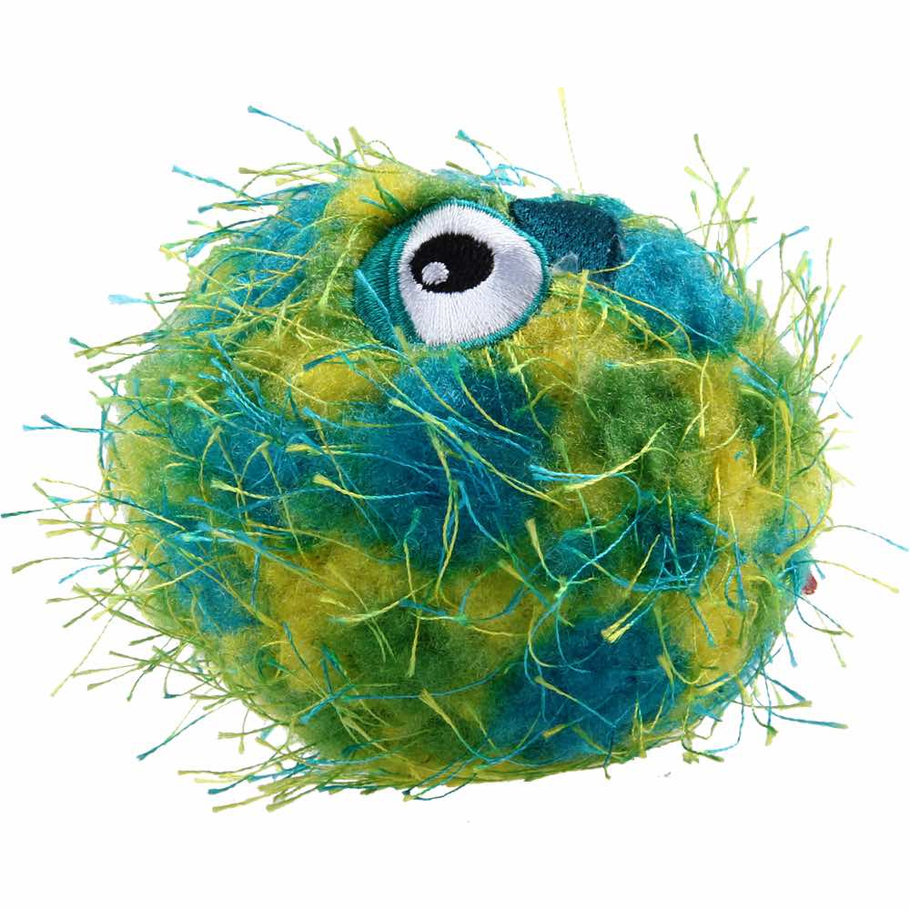 GiGwi Plush Friendz Ball Dog Toy (Green)