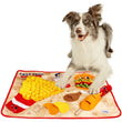 GiGwi Fast Food Party Snuffle Mat Interactive Dog Toy