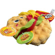 GiGwi Foody Friendz Interactive Plush Dog Toy (Hamburger & French Fries)