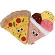 GiGwi Foody Friendz Interactive Plush Dog Toy (Pizza & Ice Cream)