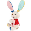 GiGwi Plush Friendz Crinkly TPR Ring Dog Toy (Rabbit)