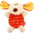 GiGwi Plush Friendz With Refillable Squeaker Dog Toy (Dog)