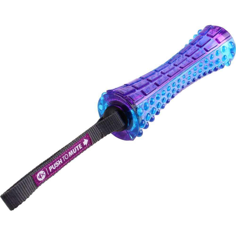 KOHE-VERSARY 8% OFF: GiGwi Push To Mute Johnny Stick Dog Toy (Purple/Blue)