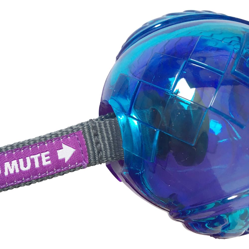 GiGwi Push To Mute Owl Dog Toy (Purple/Blue)