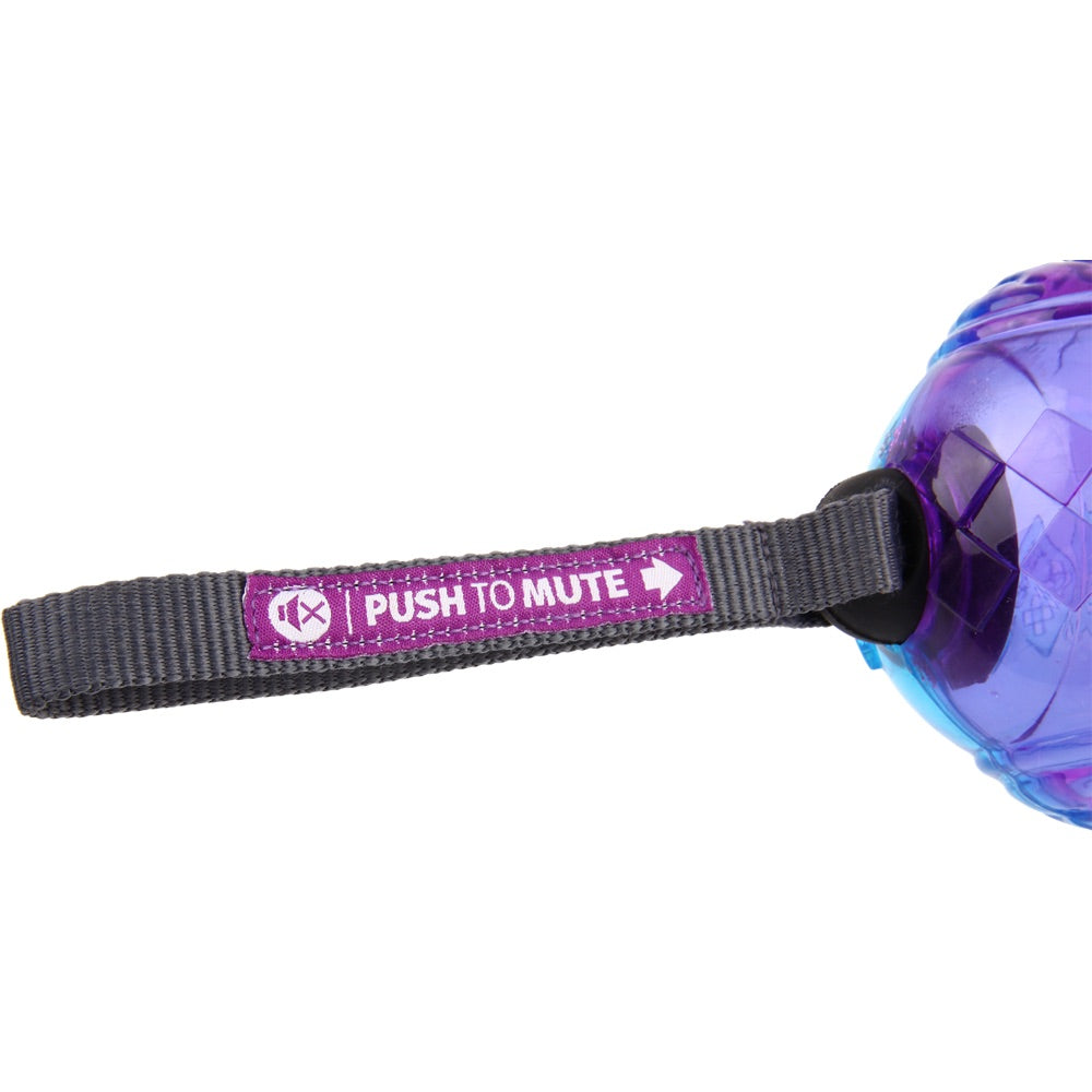 GiGwi Push To Mute Owl Dog Toy (Purple/Blue)