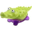 KOHE-VERSARY 8% OFF: GiGwi Suppa Puppa Alligator TPR Dog Toy (Green/Purple)