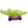 KOHE-VERSARY 8% OFF: GiGwi Suppa Puppa Alligator TPR Dog Toy (Green/Purple)