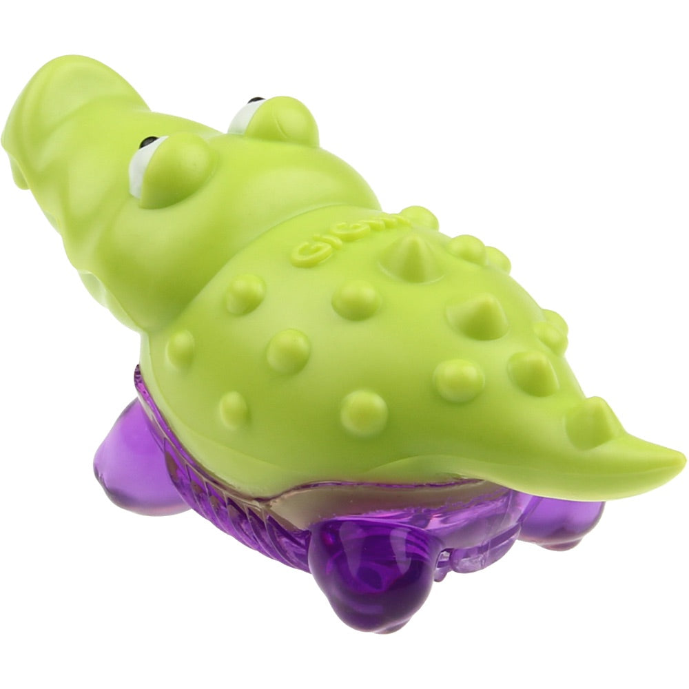 KOHE-VERSARY 8% OFF: GiGwi Suppa Puppa Alligator TPR Dog Toy (Green/Purple)