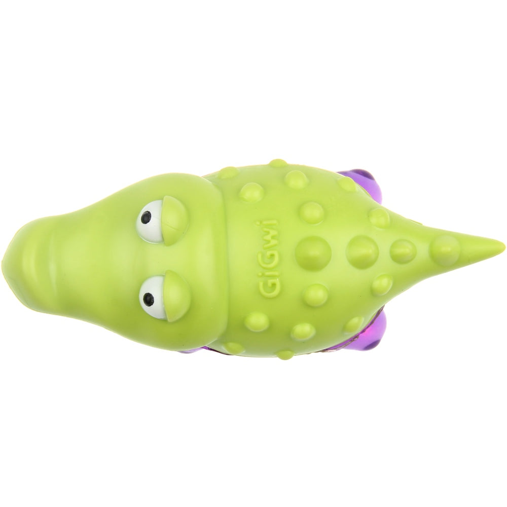 KOHE-VERSARY 8% OFF: GiGwi Suppa Puppa Alligator TPR Dog Toy (Green/Purple)