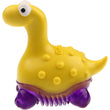 GiGwi Suppa Puppa Dino TPR Dog Toy (Yellow/Purple)