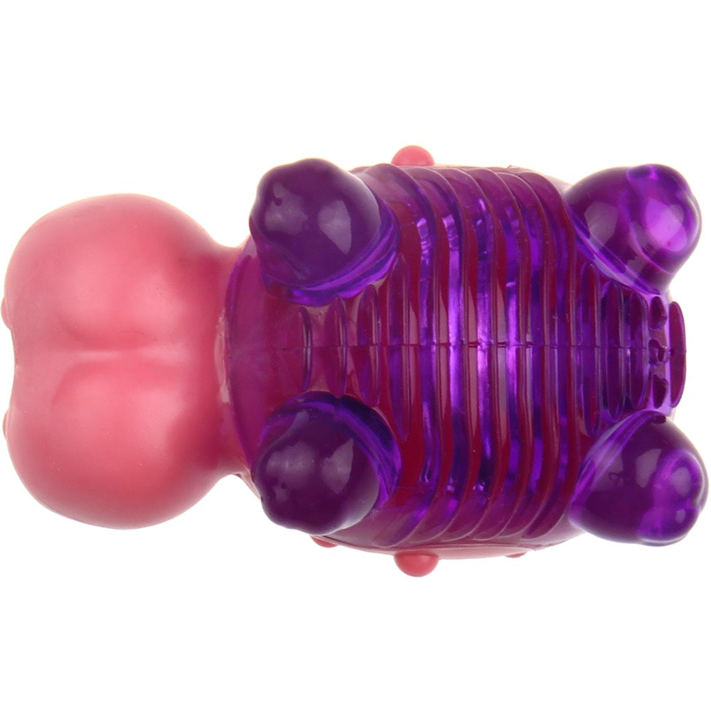 KOHE-VERSARY 8% OFF: GiGwi Suppa Puppa Hippo TPR Dog Toy (Pink/Clear Purple)