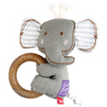 KOHE-VERSARY 8% OFF: GiGwi Suppa Puppa Wooden Ring Plush Dog Toy (Elephant)