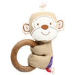 KOHE-VERSARY 8% OFF: GiGwi Suppa Puppa Wooden Ring Plush Dog Toy (Monkey)