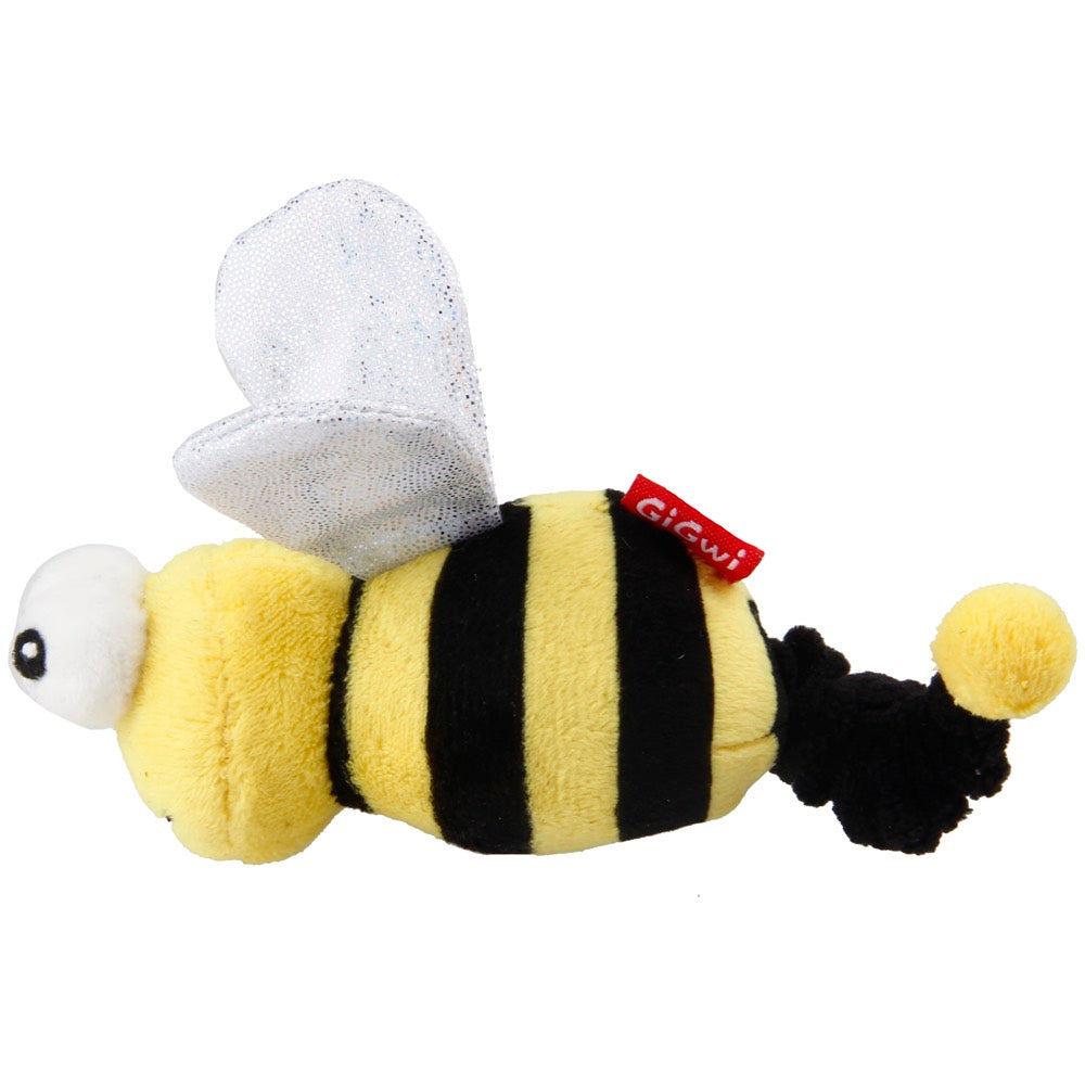 GiGwi Vibrating Running Catnip Plush Cat Toy (Bee)