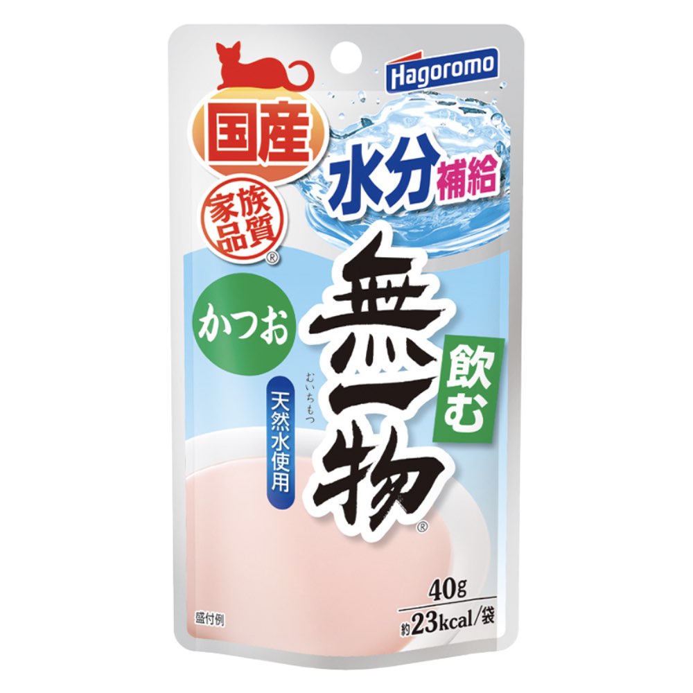 Hagoromo Hydration Muichimotsu Katsuo Pouch Cat Food 40g x 12