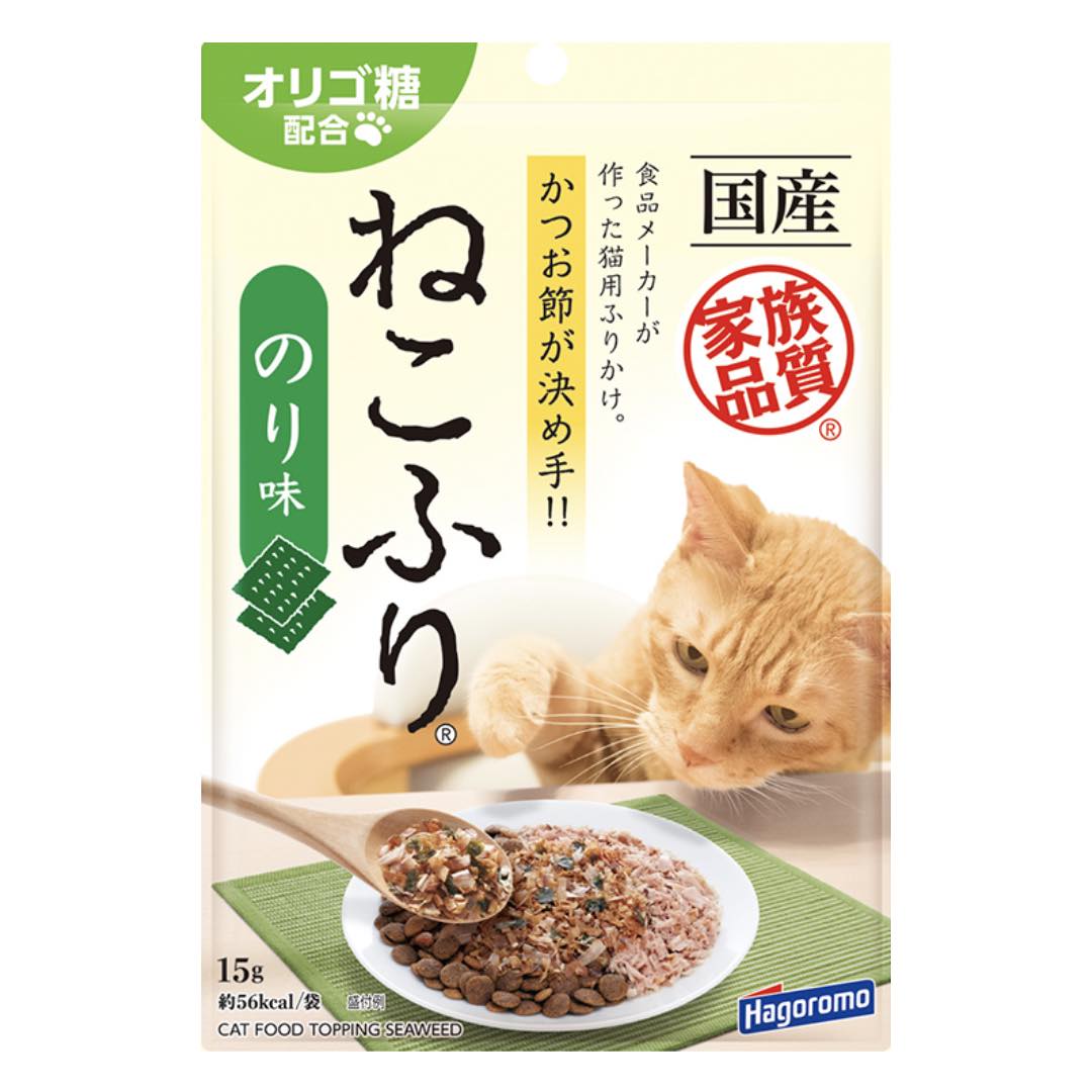 Hagoromo Muichimotsu Nekofuri Seaweed Flavour Cat Food Topper 15g