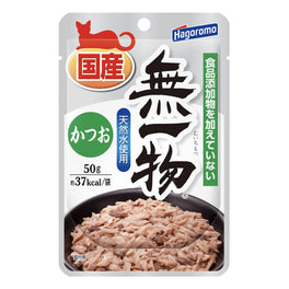 Hagoromo Muichimotsu Katsuo Pouch Cat Food 50g x 12